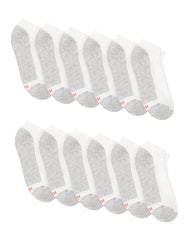 Hanes Double Tough Men's Low Cut Socks, Shoe Sizes 6-12, 12-Pairs