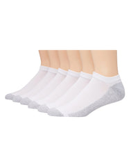 Hanes Men's Cushion No Show Socks, 6-Pairs