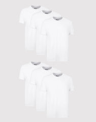Hanes Men's White Undershirt Pack, 6-Pack, Odor Control