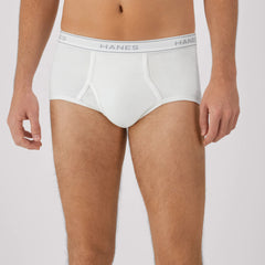 Hanes Men's White Brief Underwear, 6-Pack