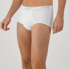 Hanes Men's White Brief Underwear, 6-Pack