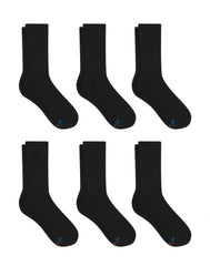 Hanes Men's Performance Cushioned Crew Socks,  6-Pack