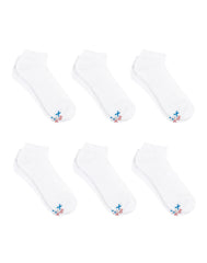 Hanes Men's Performance No Show Socks With Cushioned Heel & Toe, 6-Pack