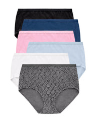 Hanes Ultimate Women's Breathable Brief Underwear, 6-Pack