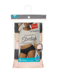 Hanes Ultimate ComfortSoft Women&rsquo;s Hipster Underwear, 5-Pack