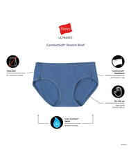 Hanes Ultimate ComfortSoft Women&rsquo;s Hipster Underwear, 5-Pack