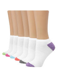 Hanes Comfort Fit Women's No-Show Socks, 6-Pairs
