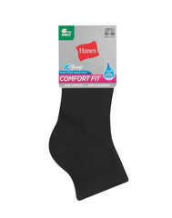 Hanes Comfort Fit Women's Ankle Socks, 6-Pairs
