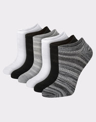 Hanes X-Temp Women's Super No Show Socks, Shoe Sizes 5-9, 6-Pairs
