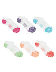 Hanes X-Temp Women's No Show Socks, Extended Sizes, 6-Pairs