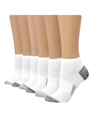 Hanes X-Temp Women's No Show Socks, Extended Sizes, 6-Pairs