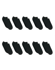 Hanes Women's No Show Socks, Cushioned, Extended Sizes, 10-Pairs