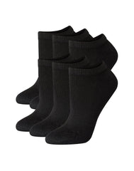 Hanes Women's No Show Socks, Moisture-Wicking, 6-Pairs