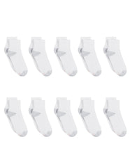 Hanes Women's Athletic Ankle Socks, Full Sole Cushion, 10-Pairs