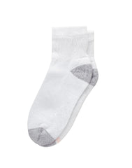 Hanes Women's Ankle Socks, Moisture-Wicking, Extended Sizes 8-12, 6-Pairs