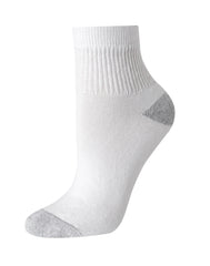 Hanes Women's Ankle Socks, Moisture-Wicking, Extended Sizes 8-12, 6-Pairs
