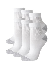 Hanes Women's Ankle Socks, Moisture-Wicking, 6-Pairs