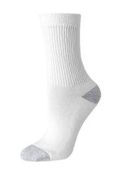 Hanes Women's Crew Socks, Moisture-Wicking, 6-Pairs