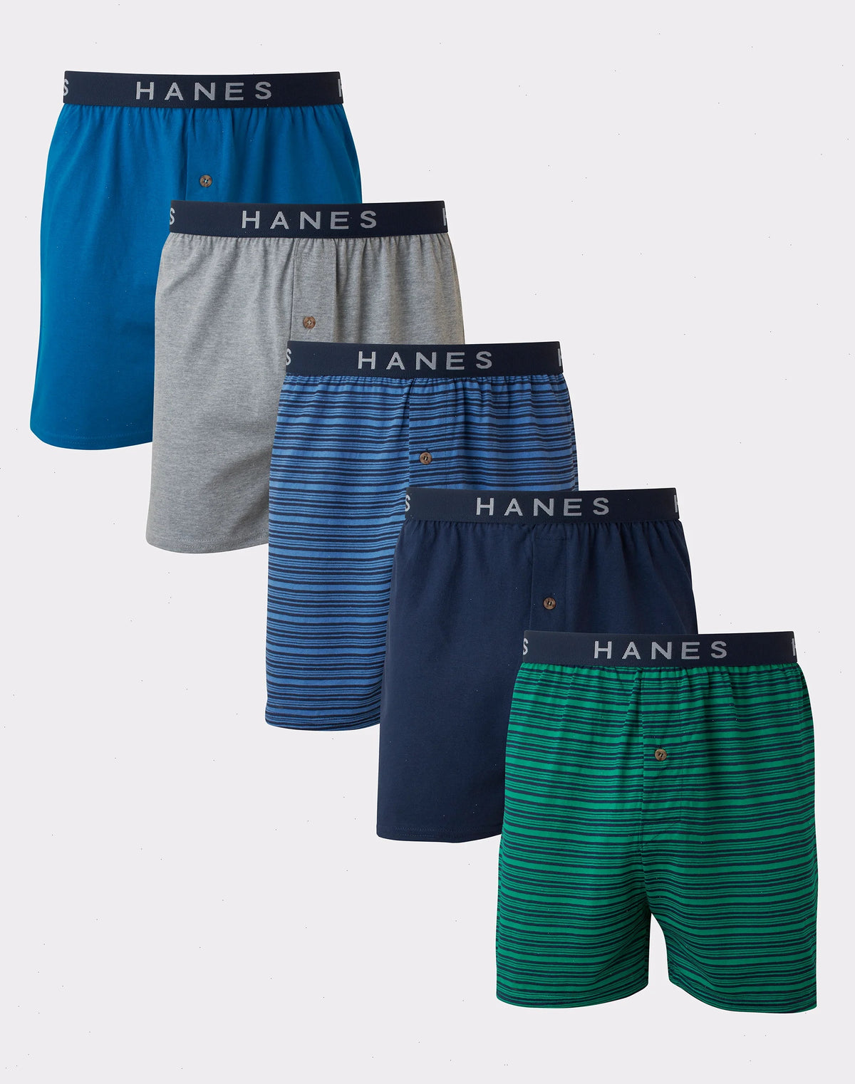 Hanes Ultimate ComfortSoft Men's Boxer Underwear, 5-Pack