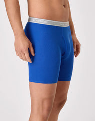 Hanes Men's Cotton Boxer Brief Underwear Super Value Pack, Assorted Solids, 10-Pack