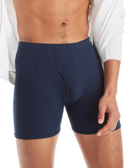 Hanes Men's Boxer Brief Super Value Pack, ComfortSoft Waistband, Assorted Blues, 10-Pack