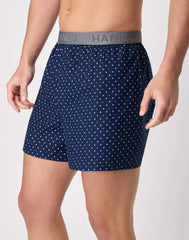 Hanes Ultimate Men's Woven Boxer Underwear, Assorted Plaids &amp; Prints, 5-Pack