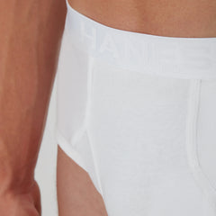 Hanes Men's Underwear Briefs Pack, 7-Pack, Sexy Men's Underwear, Moisture Wicking, White