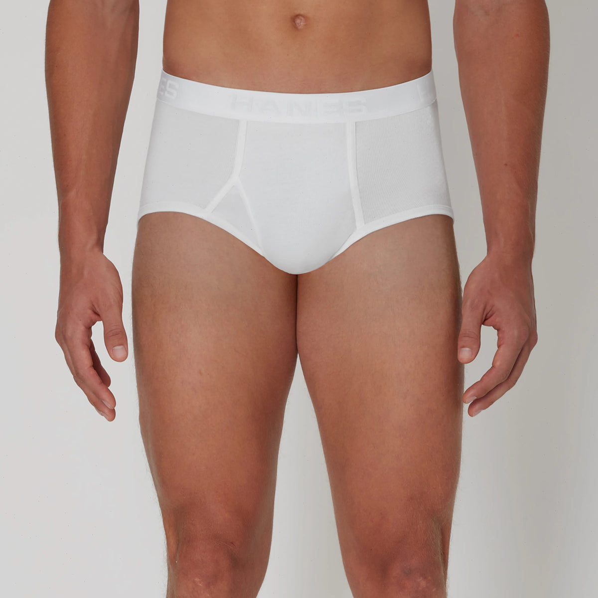 Hanes Men's Underwear Briefs Pack, 7-Pack, Sexy Men's Underwear, Moisture Wicking, White