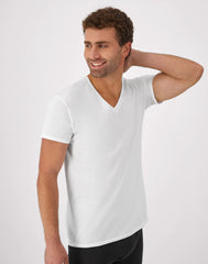 Hanes Men's Undershirt Pack, V-Neck, Moisture-Wicking Cotton with Odor Control, 6-Pack