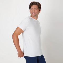 Hanes Ultimate Men’s ComfortSoft Crewneck Undershirt, White, 6-Pack