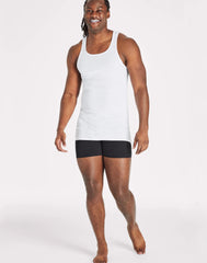 Hanes Ultimate Tall Men&rsquo;s Tank Top Undershirts Pack, Cotton, 5-Pack, (Big &amp; Tall Sizes)