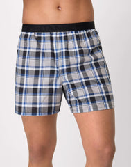 Hanes Ultimate Men's Woven Boxer Underwear, Assorted Plaids, 5-Pack