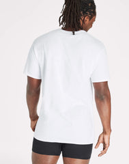 Hanes Ultimate Tall Men’s White Cotton Undershirt, 4-Pack, (Big &amp; Tall Sizes)