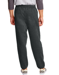 Hanes EcoSmart Men's Fleece Sweatpants, Value 2-Pack, 32"