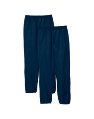 Hanes EcoSmart Men's Fleece Sweatpants, Value 2-Pack, 32"