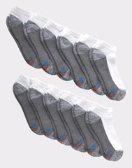 Hanes X-Temp Men's Cushioned Low Cut Socks, 12-Pairs