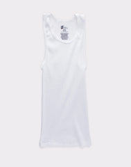 Hanes ComfortSoft Boys' Cotton Tank, White, 3-Pack
