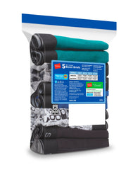 Hanes Comfort Flex Boys' Boxer Brief Underwear, 5-Pack