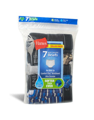 Hanes Comfort Flex Boys' Brief Underwear, Prints &amp; Solids, 7-Pack