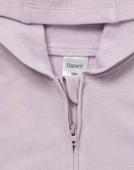 Hanes Pure Comfort Baby Lightweight French Terry Full-Zip Hoodie, Organic Cotton, Boys &amp; Girls