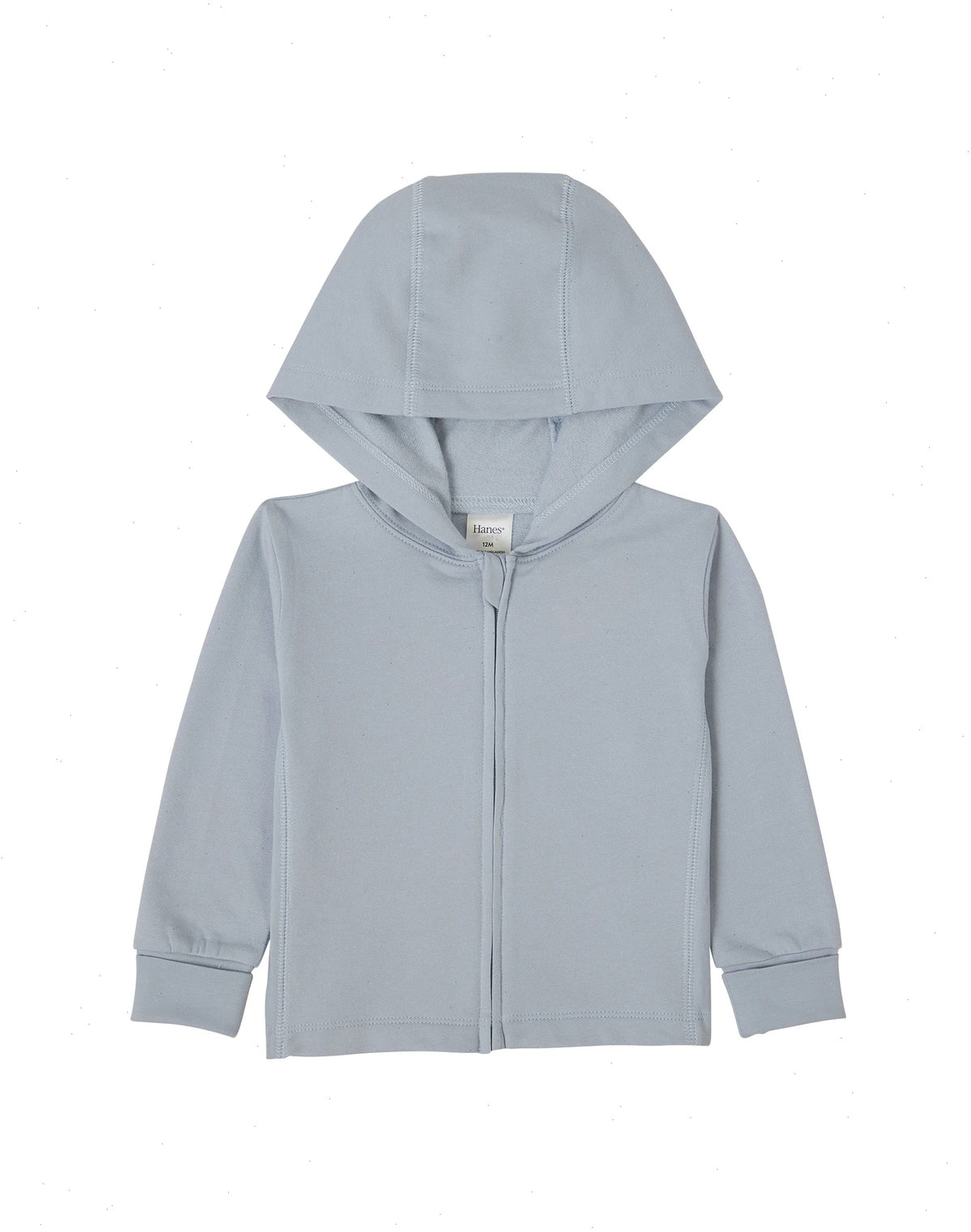 Hanes Pure Comfort Baby Lightweight French Terry Full-Zip Hoodie, Organic Cotton, Boys &amp; Girls