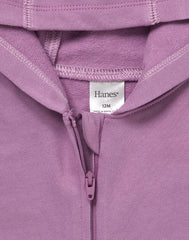 Hanes Pure Comfort Baby Lightweight French Terry Full-Zip Hoodie, Organic Cotton, Boys &amp; Girls