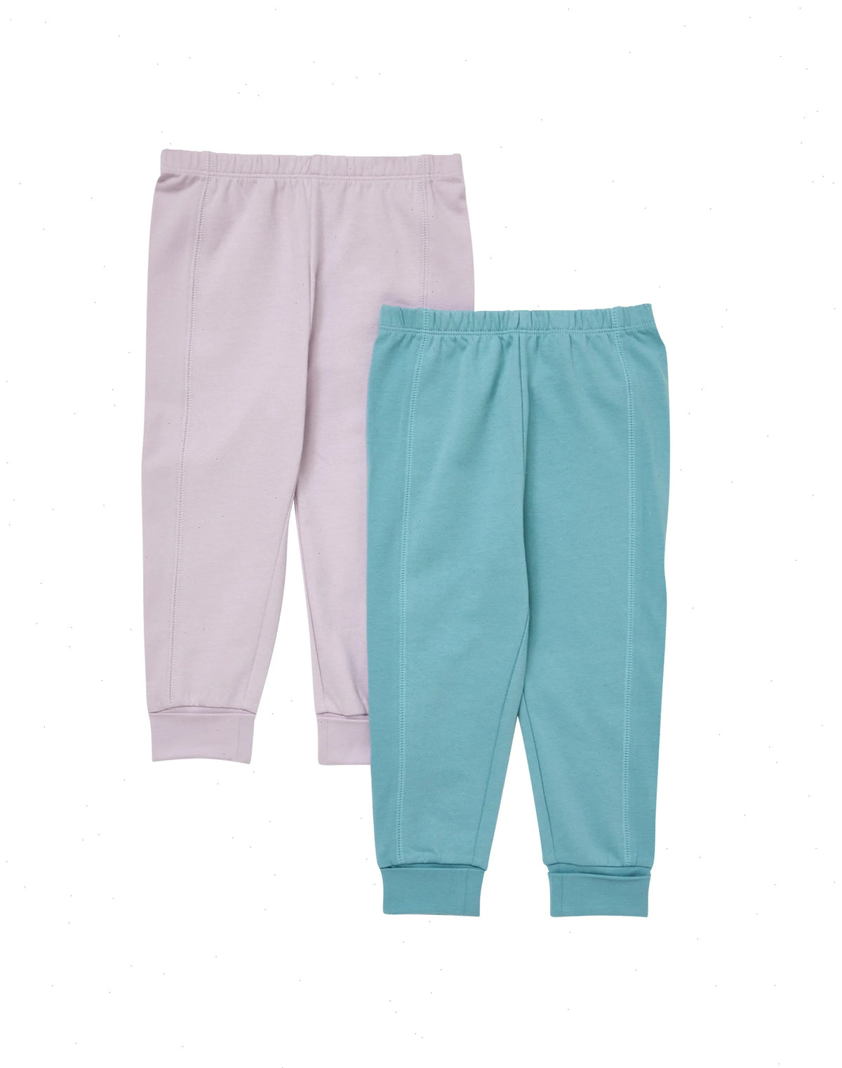 Hanes Pure Comfort Baby French Terry Joggers, Organic Cotton, Boys &amp; Girls, 2-Pack