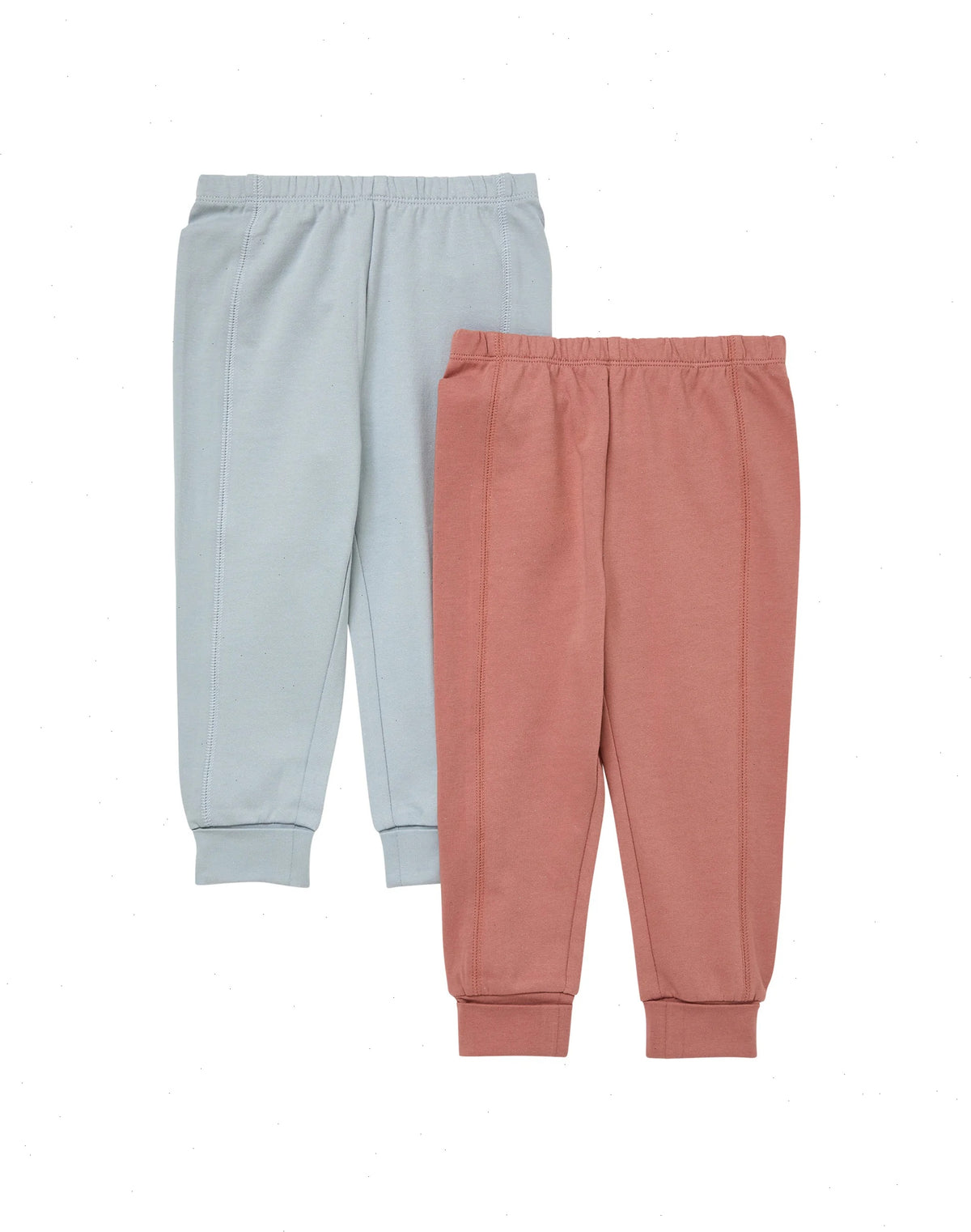 Hanes Pure Comfort Baby French Terry Joggers, Organic Cotton, Boys &amp; Girls, 2-Pack