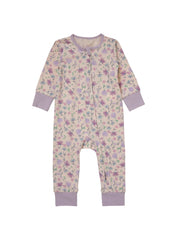 Hanes Pure Comfort Baby Long Sleeve Footless Sleep N' Play, Organic Cotton, Boys &amp; Girls