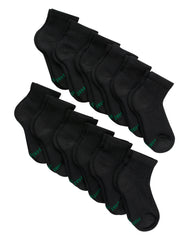 Hanes Double Tough Boys' Cushion Ankle Socks, 12-Pairs