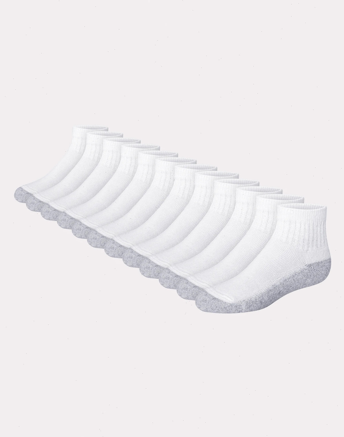 Hanes Double Tough Boys' Cushion Ankle Socks, 12-Pairs