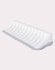 Hanes Double Tough Boys' Cushion Ankle Socks, 12-Pairs
