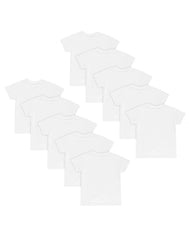 Hanes EcoSmart Boys' Undershirt, 10-Pack, White
