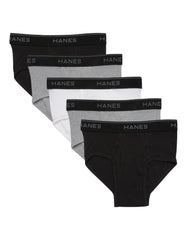 Hanes Ultimate ComfortSoft Boys' Brief Underwear, Assorted, 5-Pack